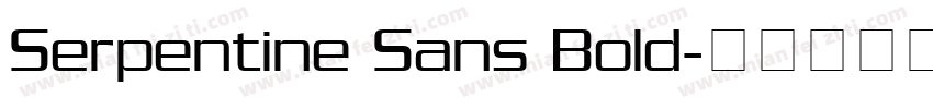 Serpentine Sans Bold字体转换